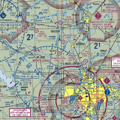 Eagle Field (7KS9) VFR Sectional  Gaming Mouse Pad