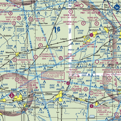 Cody Port RLA Restricted Landing Area (7IL8) VFR Sectional  Gaming Mouse Pad