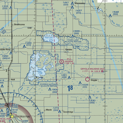 Hagens Private Airport (78MN) VFR Sectional  Gaming Mouse Pad