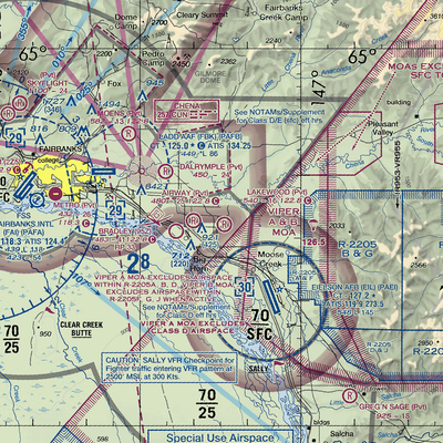 Lakewood Airport (78AA) VFR Sectional  Gaming Mouse Pad