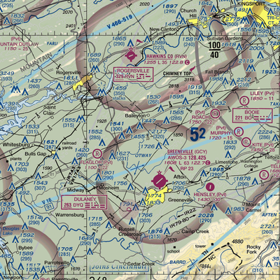 Srigley Field Airstrip (75TN) VFR Sectional  Gaming Mouse Pad