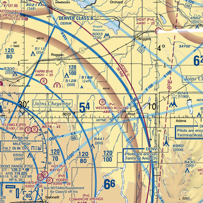 Westberg-Rosling Farms Airport (74CO) VFR Sectional  Gaming Mouse Pad