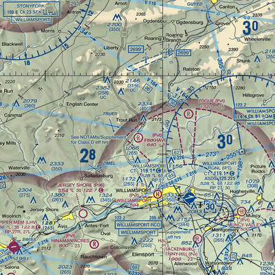 Finkhaven Airport (73PN) VFR Sectional  Gaming Mouse Pad