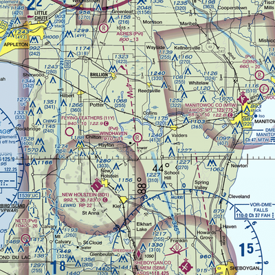 Windhaven Airport (72WI) VFR Sectional  Gaming Mouse Pad