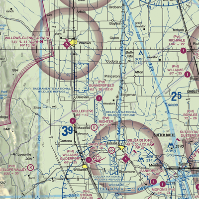 Gunnersfield Ranch Airport (71CL) VFR Sectional  Gaming Mouse Pad