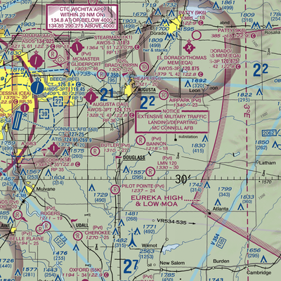 Bannon Field (70KS) VFR Sectional  Gaming Mouse Pad