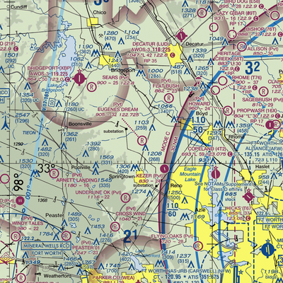 Eugene's Dream Airport (6XS7) VFR Sectional  Gaming Mouse Pad