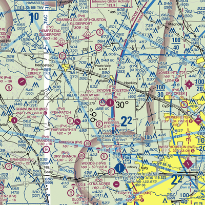 Zadow Airstrip (6XA4) VFR Sectional  Gaming Mouse Pad