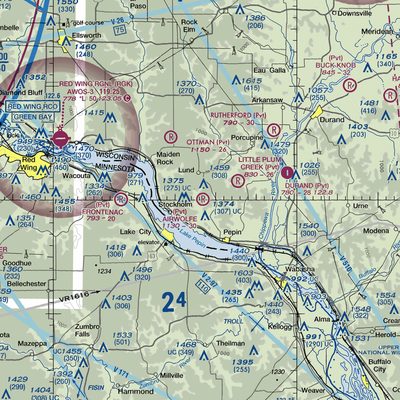 Airwolfe Airport (6WN5) VFR Sectional  Gaming Mouse Pad