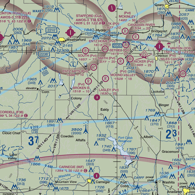 Lasley Private Airport (6OK8) VFR Sectional  Gaming Mouse Pad