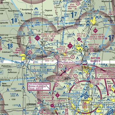 Kemps Field of Dreams Airport (6OH9) VFR Sectional  Gaming Mouse Pad