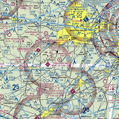 Marchmont Plantation Airpark (6NC8) VFR Sectional  Gaming Mouse Pad