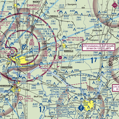 Cornell Airport (6II4) VFR Sectional  Gaming Mouse Pad