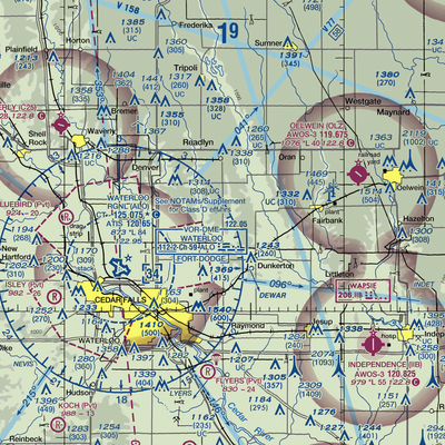 Davis Field (6IA5) VFR Sectional  Gaming Mouse Pad