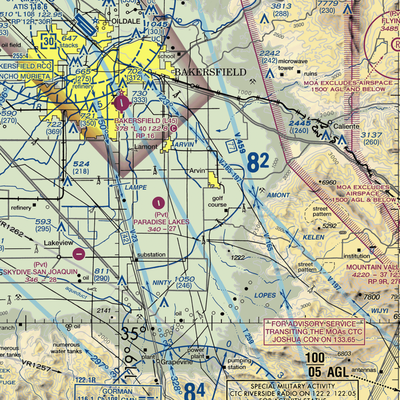 J&J Crop Dusters Inc Airport (6CA7) VFR Sectional  Gaming Mouse Pad