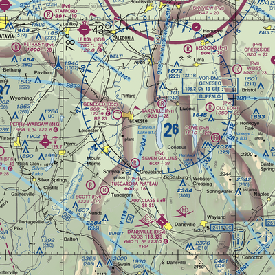 Merrimac Farms Airport (68NY) VFR Sectional  Gaming Mouse Pad