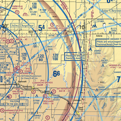 Singleton Ranch Airport (68CO) VFR Sectional  Gaming Mouse Pad