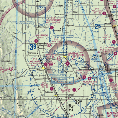 Davis Airport (67CL) VFR Sectional Socks