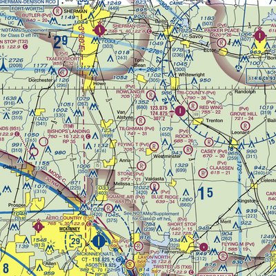 Baylie Airport (66XS) VFR Sectional  Gaming Mouse Pad