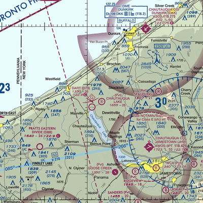 Chautauqua Lake Airpark (65NY) VFR Sectional Mouse Pad