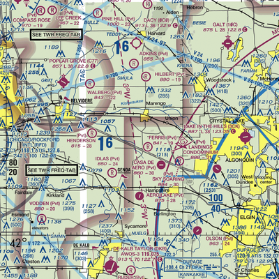 Far Field (65IL) VFR Sectional  Gaming Mouse Pad