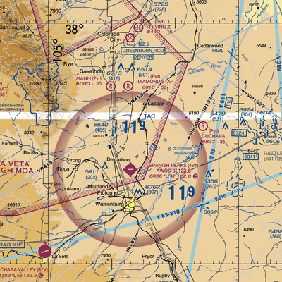 Cholla Airport (64CO) VFR Sectional  Gaming Mouse Pad