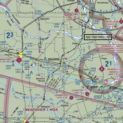 Barnett Airport (63TA) VFR Sectional  Gaming Mouse Pad