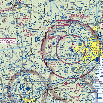 Skywest Airpark (62AL) VFR Sectional  Gaming Mouse Pad