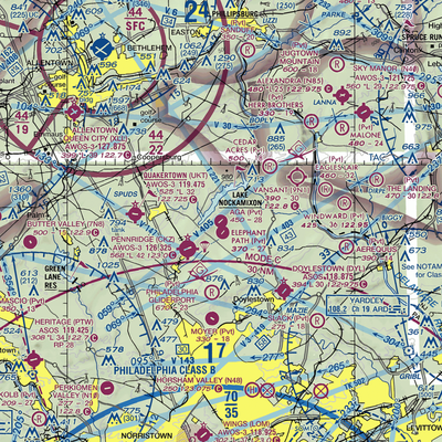 A G A Farms Airport (61PN) VFR Sectional  Gaming Mouse Pad