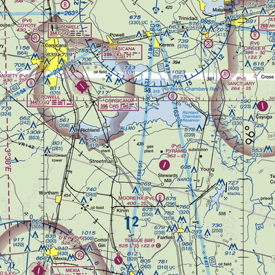 Byrt Airport (5XS9) VFR Sectional  Gaming Mouse Pad