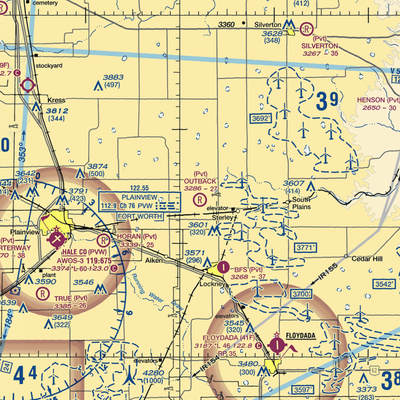 Outback Airport (5XS7) VFR Sectional  Gaming Mouse Pad