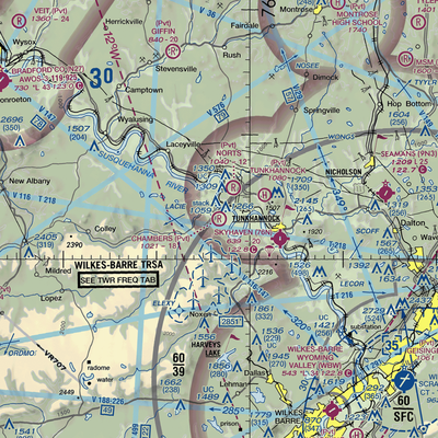 Chambers Airport (45PN) VFR Sectional  Gaming Mouse Pad