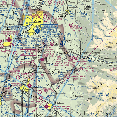 Hatch Airport (5OR8) VFR Sectional  Gaming Mouse Pad