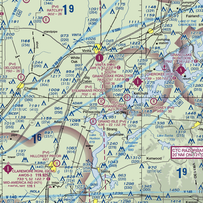 Stearmans Roost Airport (5OK3) VFR Sectional  Gaming Mouse Pad