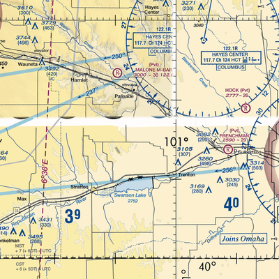 Bakers Acres Airport (5NE6) VFR Sectional  Gaming Mouse Pad