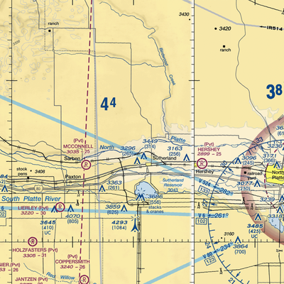 Trego Airport (5NE5) VFR Sectional  Gaming Mouse Pad