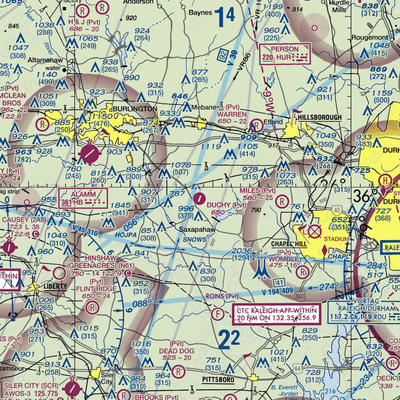 The Duchy Airport (5NC5) VFR Sectional  Gaming Mouse Pad