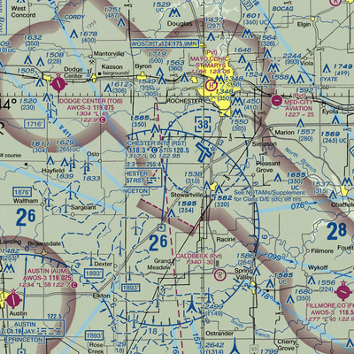 Scrabeck Airport (5MN0) VFR Sectional  Gaming Mouse Pad