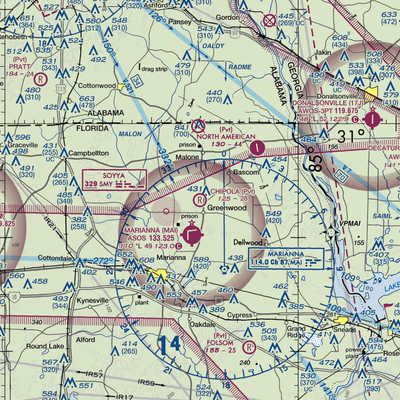 Chipola Airpark (5FL8) VFR Sectional  Gaming Mouse Pad