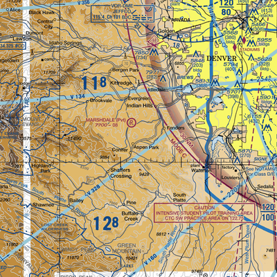 Meyer Ranch Airport (5CO6) VFR Sectional  Gaming Mouse Pad