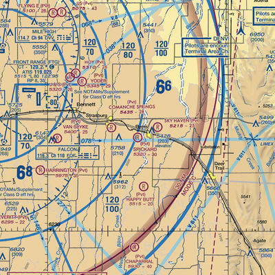 Spickard Farm Airport (5CO4) VFR Sectional  Gaming Mouse Pad