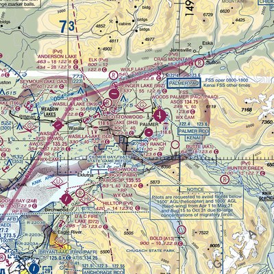 Grandview Subdivision Airport (5AK9) VFR Sectional  Gaming Mouse Pad