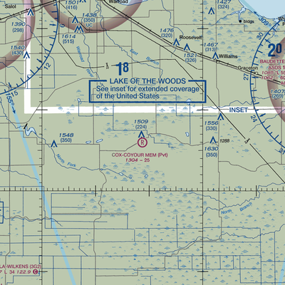 Cox-Coyour Meml Air Field (59MN) VFR Sectional  Gaming Mouse Pad