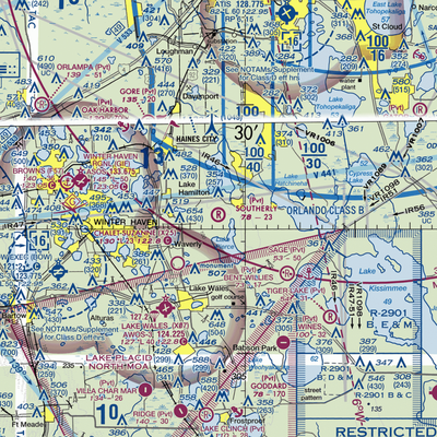 Southerly Airport (58FD) VFR Sectional  Gaming Mouse Pad