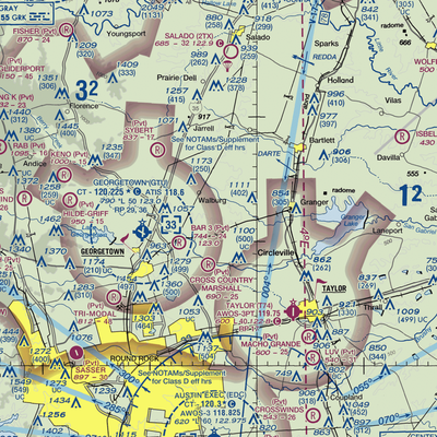 Hoopes Ranch Airport (57XS) VFR Sectional  Gaming Mouse Pad