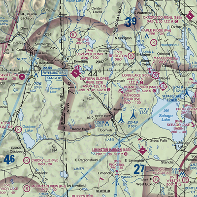 Dyer's Landing Airport (57ME) VFR Sectional  Gaming Mouse Pad