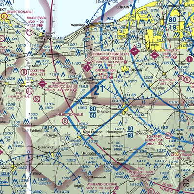 Double S Farms Airport (56OI) VFR Sectional  Gaming Mouse Pad