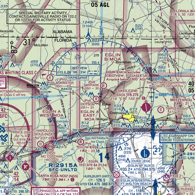 Dotson Airport (55FD) VFR Sectional  Gaming Mouse Pad