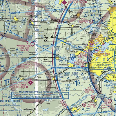 Sell's Flying Field (54MN) VFR Sectional  Gaming Mouse Pad