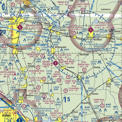 Red Wing Airport (52TA) VFR Sectional  Gaming Mouse Pad